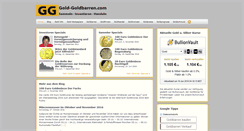 Desktop Screenshot of gold-goldbarren.com