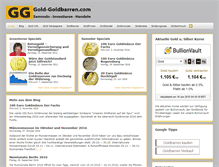 Tablet Screenshot of gold-goldbarren.com